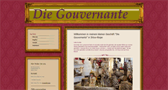 Desktop Screenshot of die-gouvernante.net